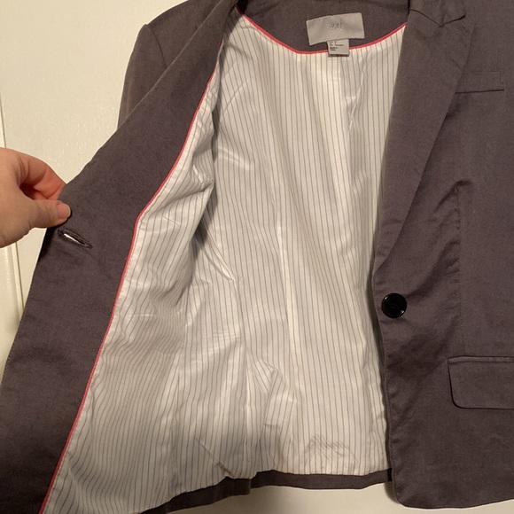 H&M women’s size 4 gray blazer - Picture 11 of 15